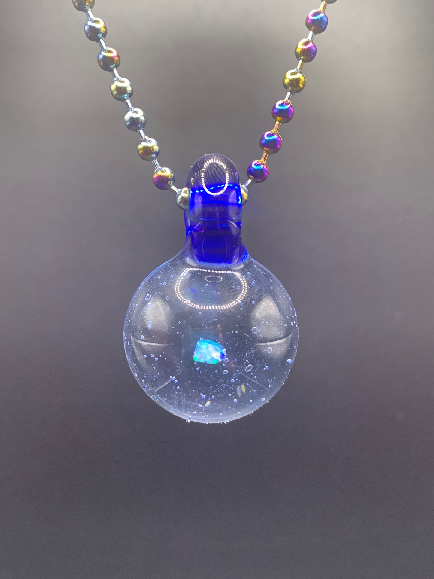 McTrivish Glass - Opal Pendant #5