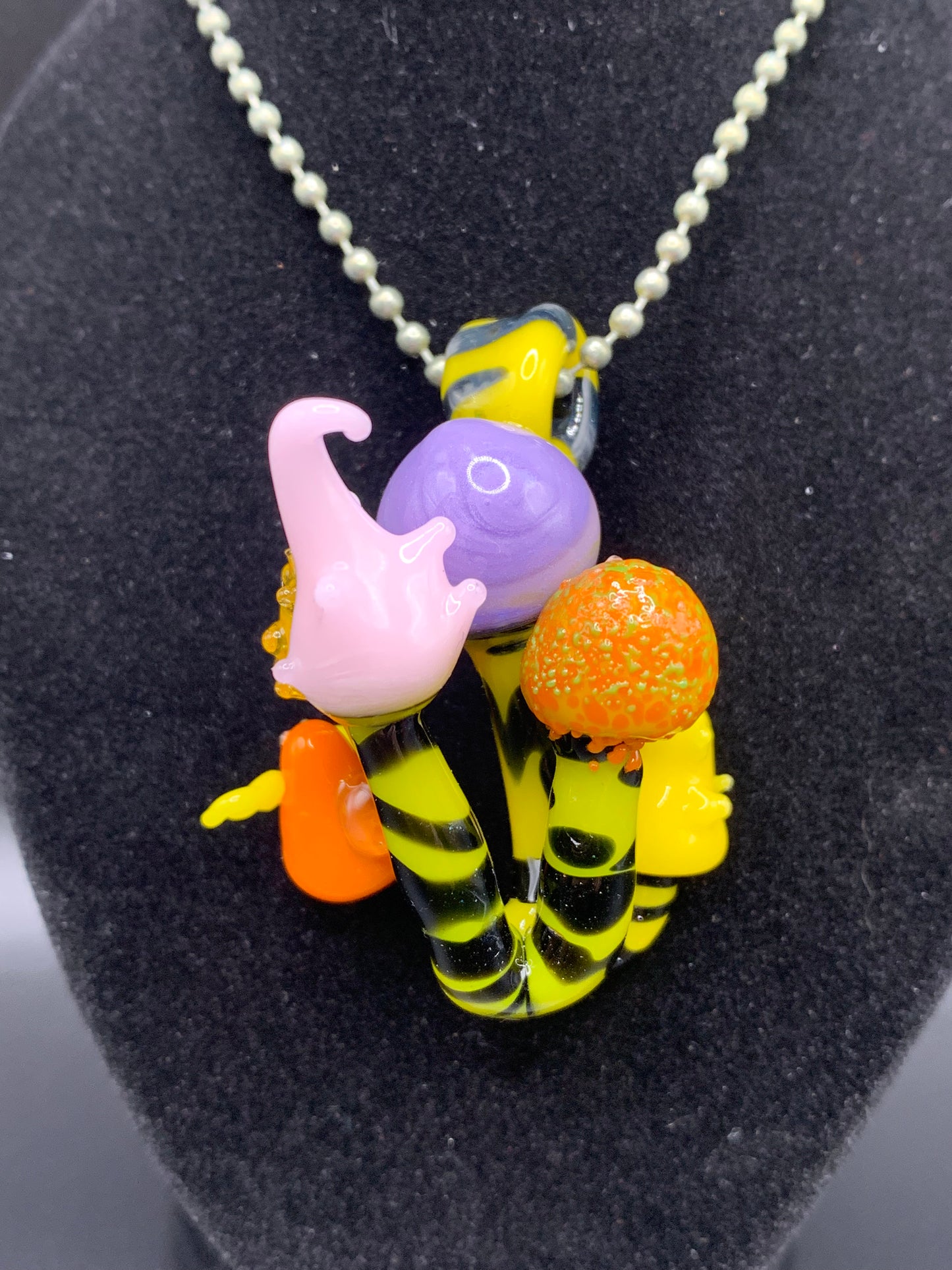 GreymarketGlass - Dr Zeus The Lorax inspired Pendant