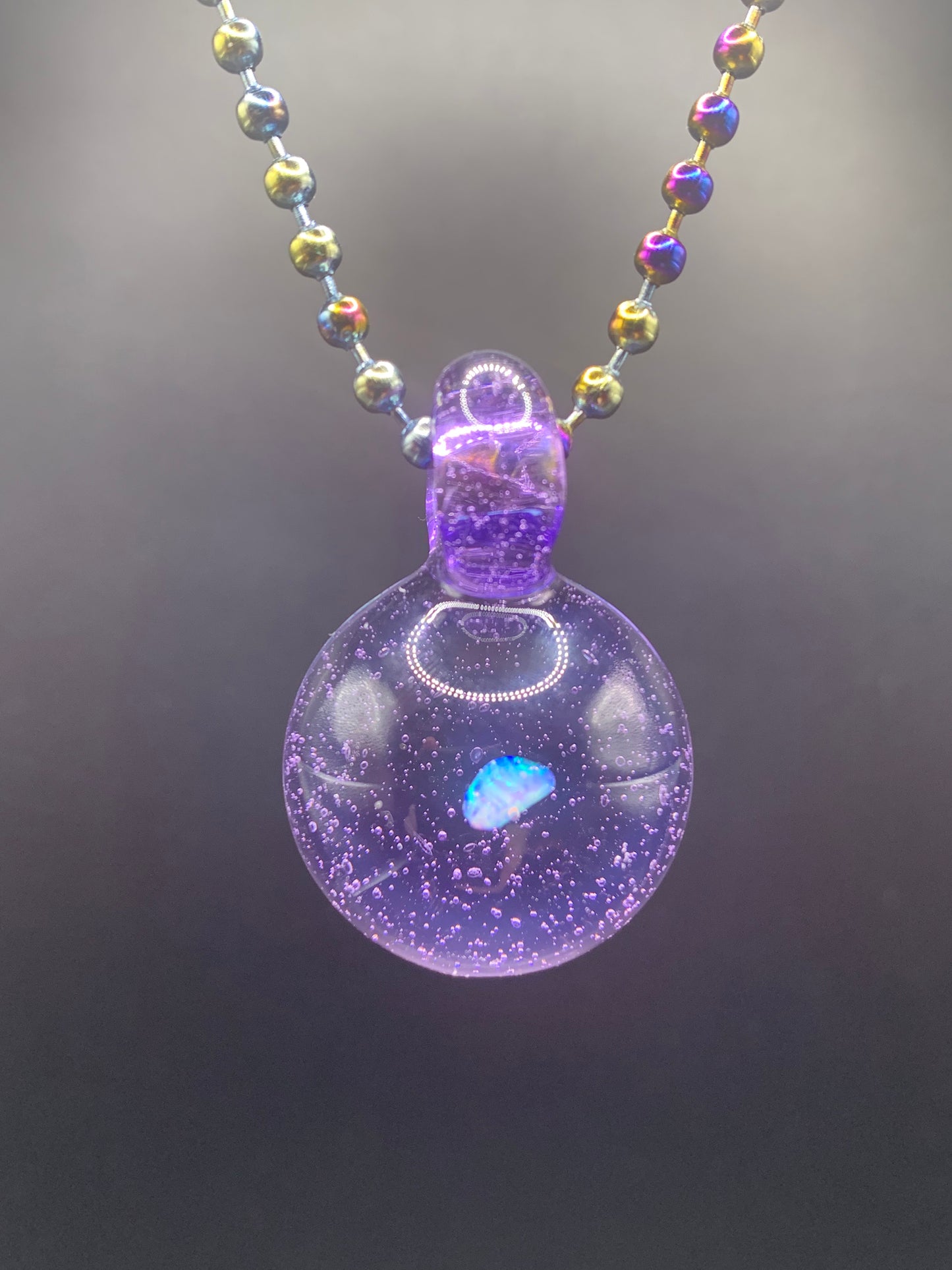 McTrivish Glass - Opal Pendant #9