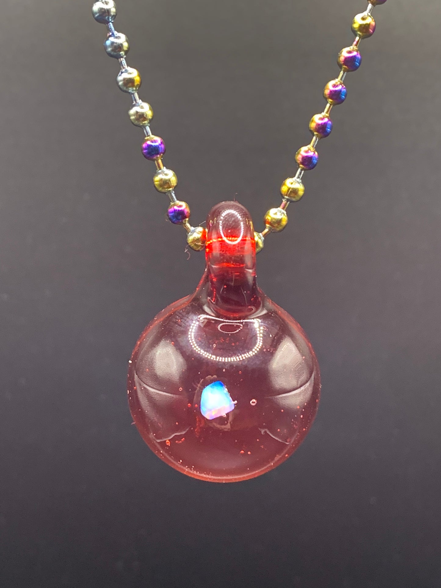 McTrivish Glass - Opal Pendant #2