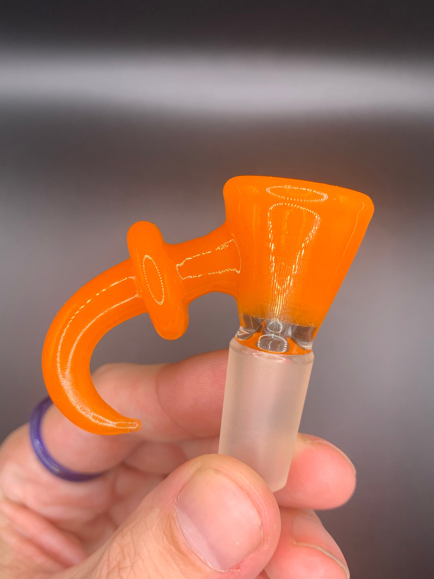 GreymarketGlass - Crayon Orange Bowl