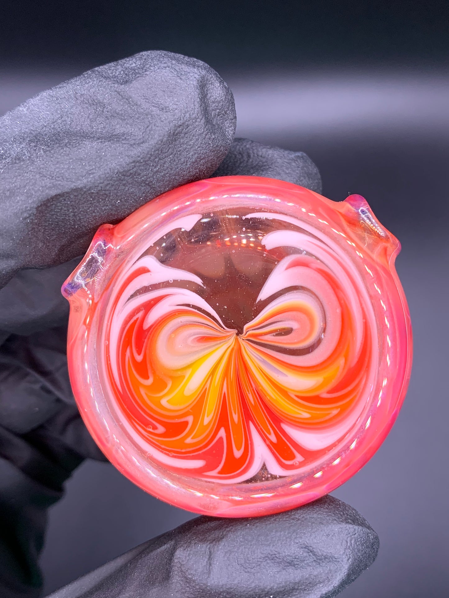 ClarksGlassWorks - Hollow Disc Pendant