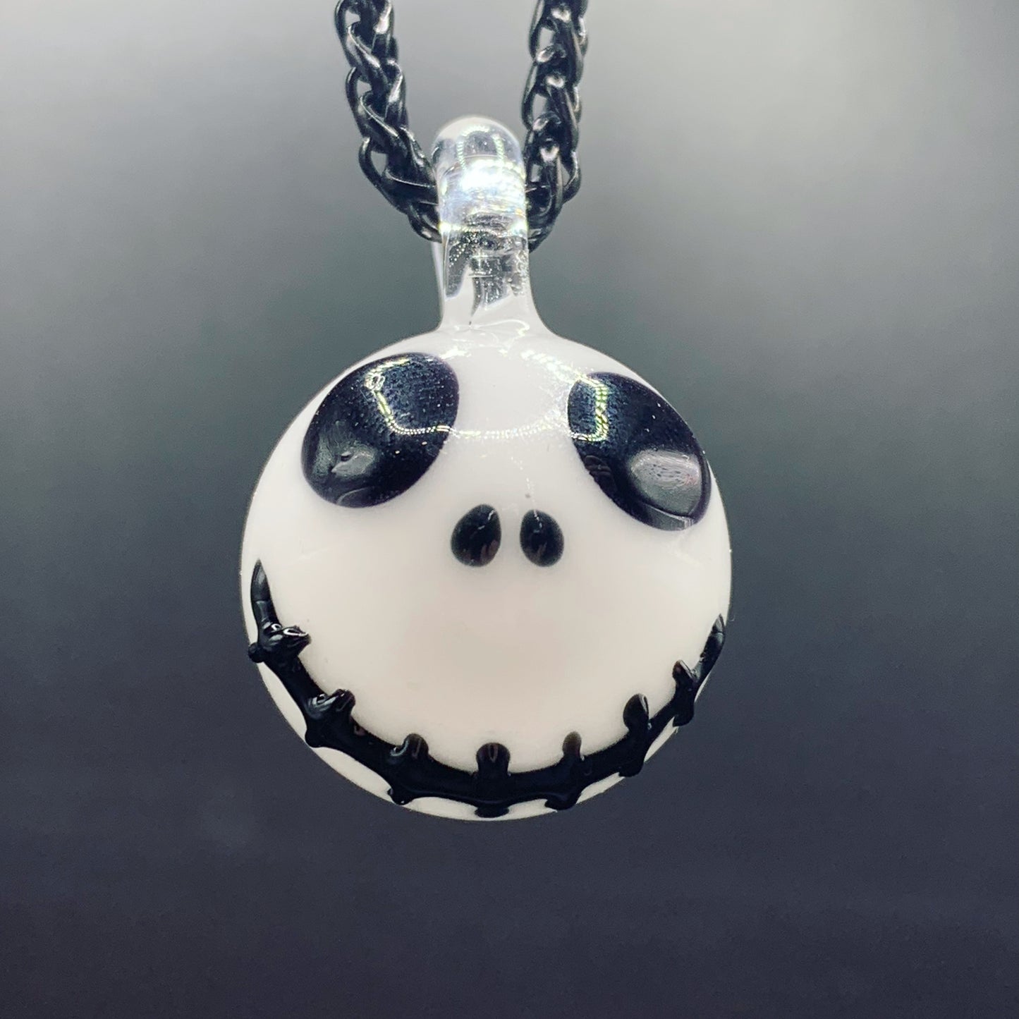 ArielleGlassArt - Nightmare Before Christmas Jack Skellington Pendant