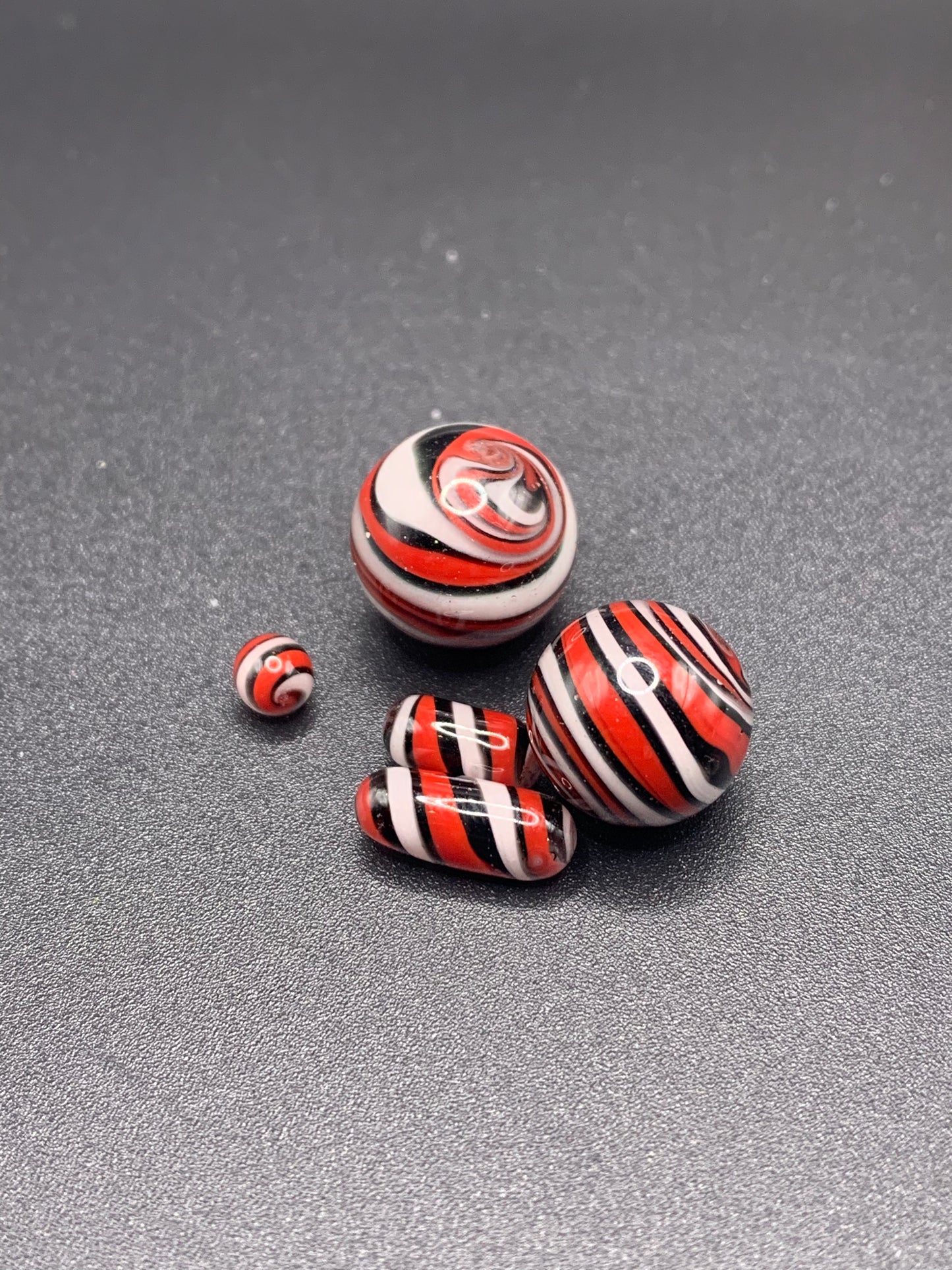 Lil Gremlins Glass Shack - UV & Dichroic Terp Slurper Marble Set 3