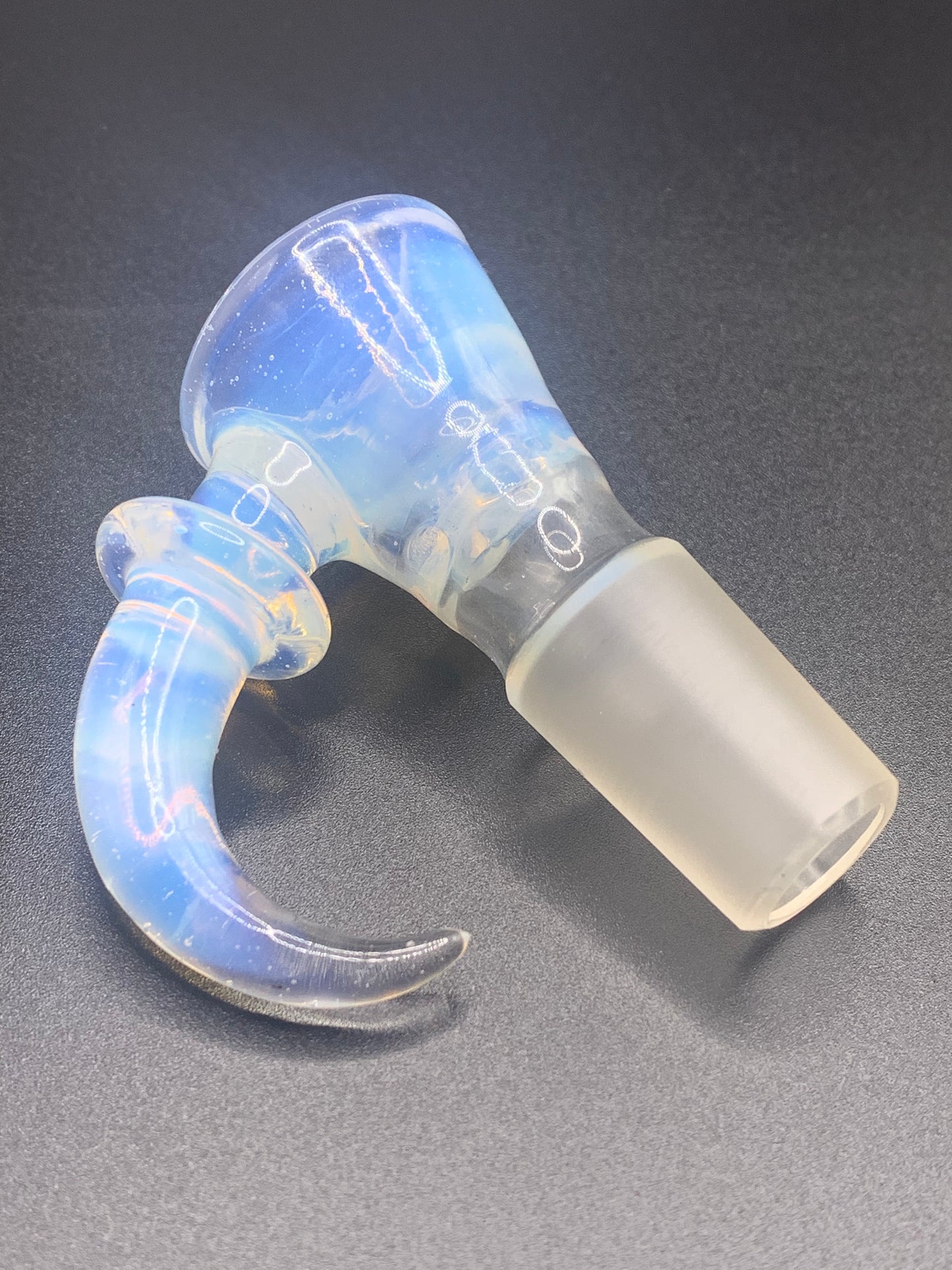 GreymarketGlass - 18mm Ghost Bowl with Horn