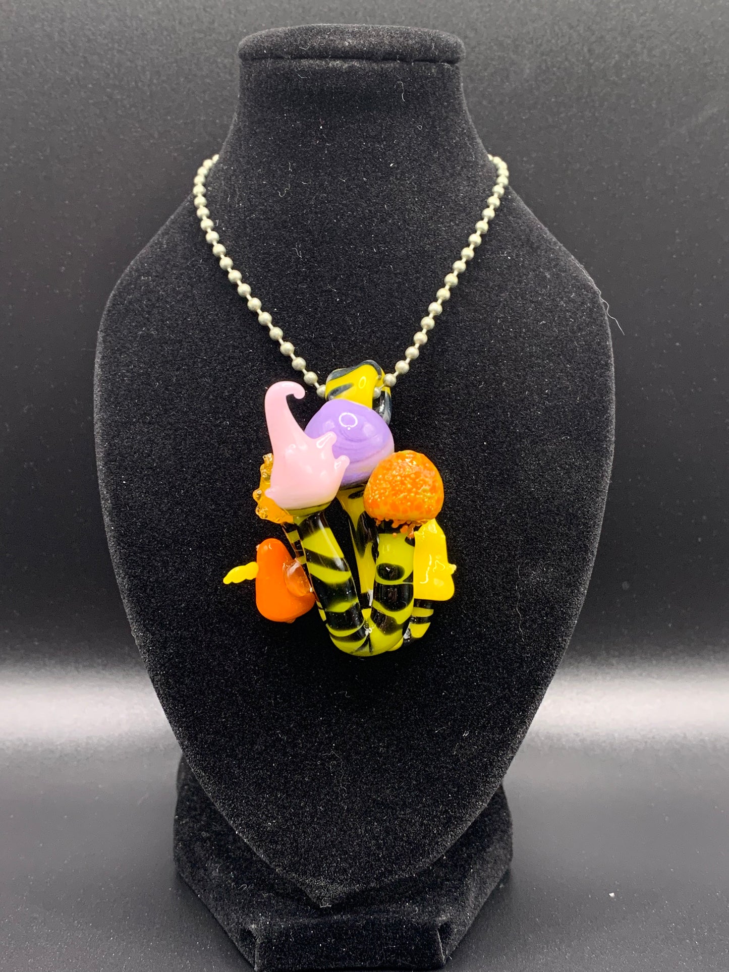 GreymarketGlass - Dr Zeus The Lorax inspired Pendant