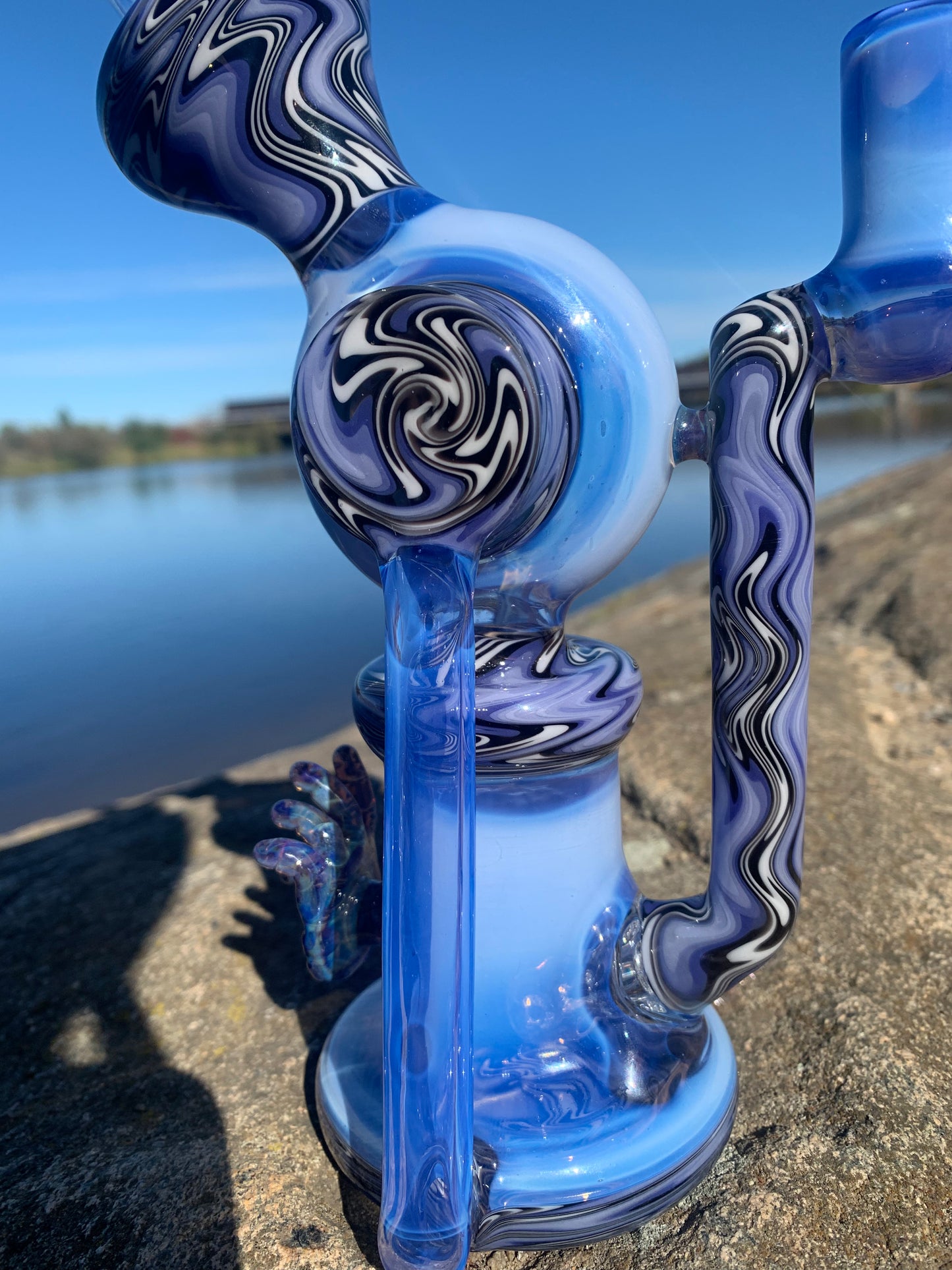 EKAGlass - Full Colour Heady Dipper Dab Rig
