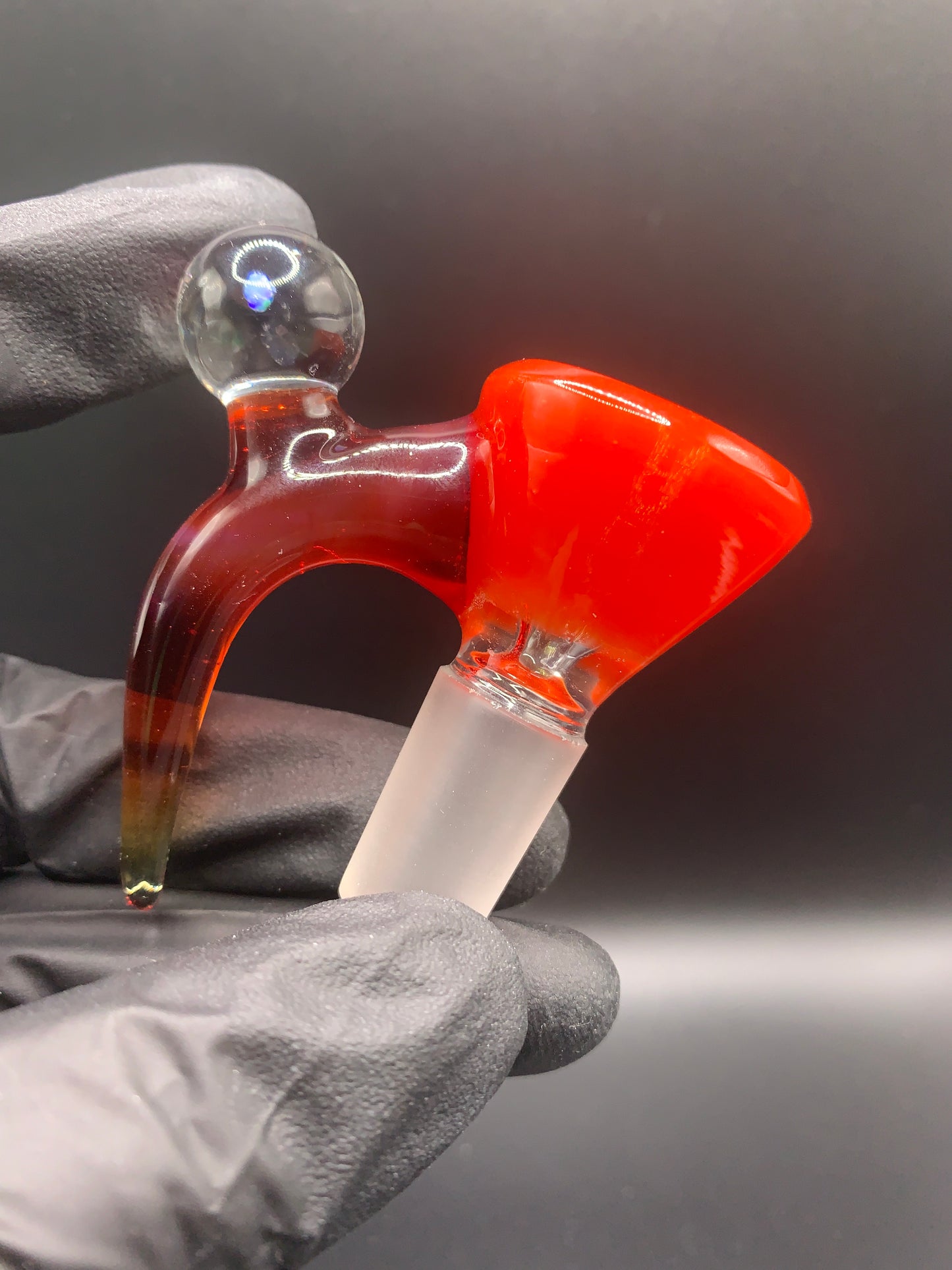 McTrivish Glass - Single Horn Bowl with Opal 14mm