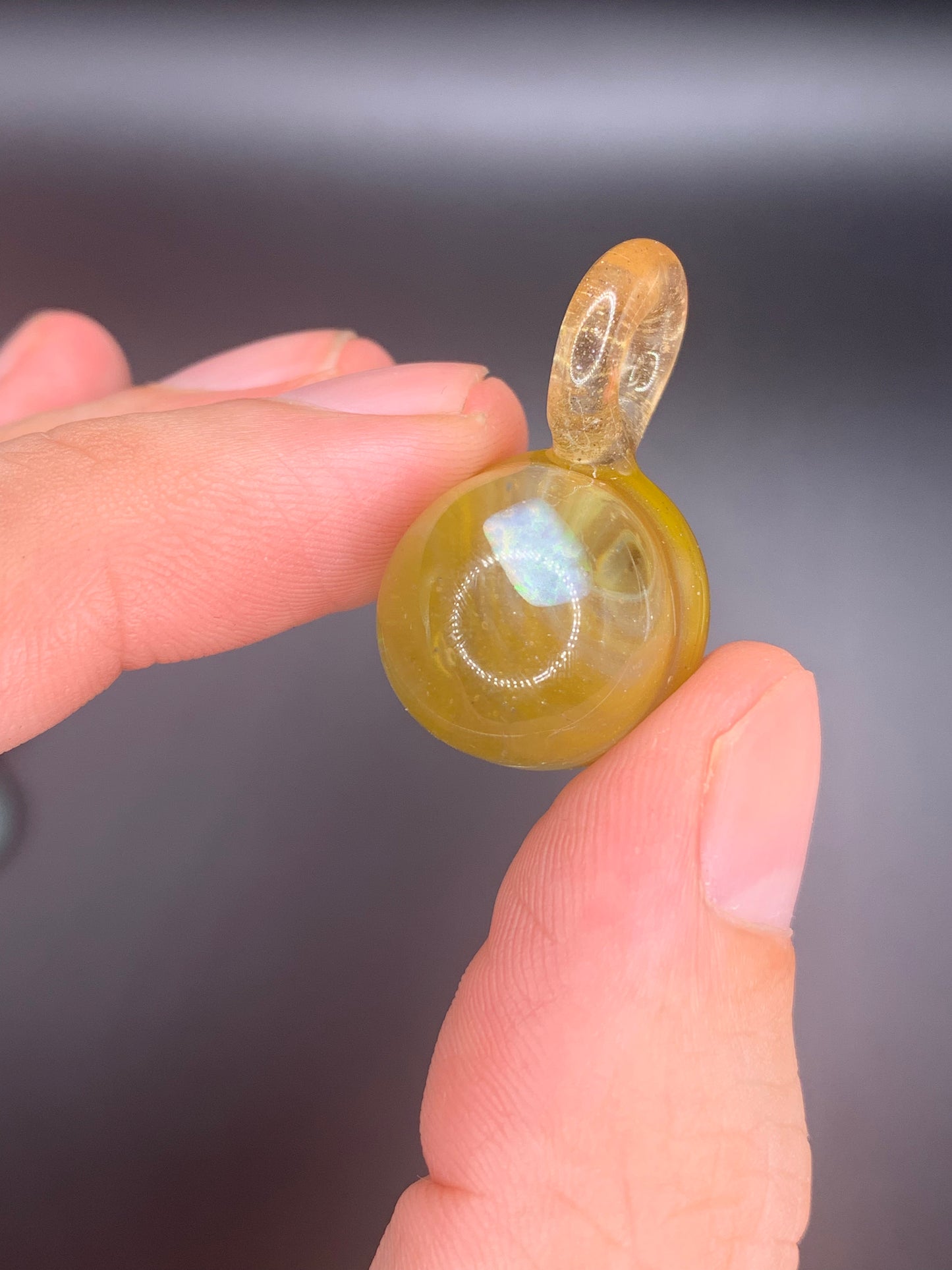 DrewskiGlass - Opal Pendant #1