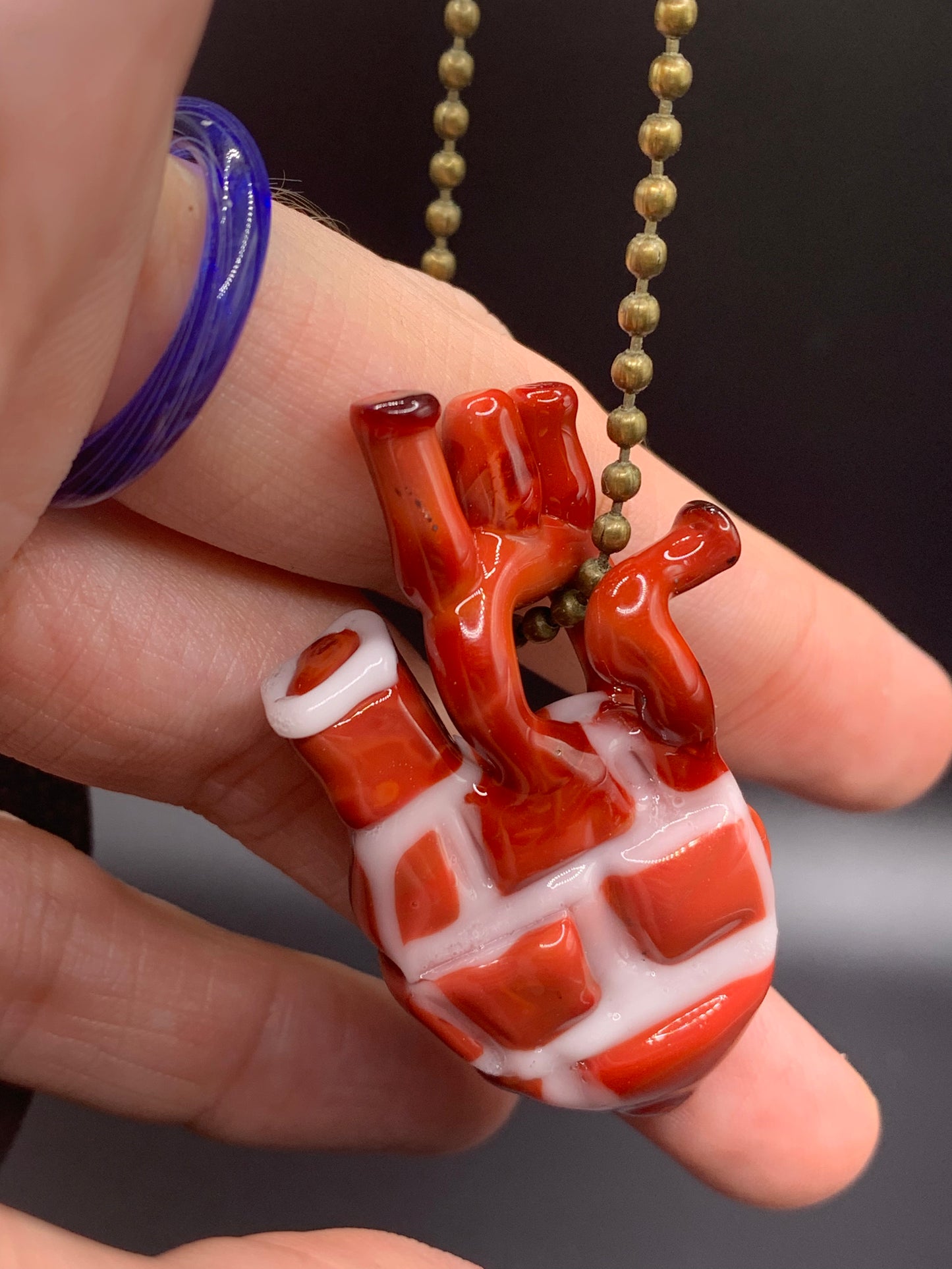 GreymarketGlass - Glass Heart Brick Wall