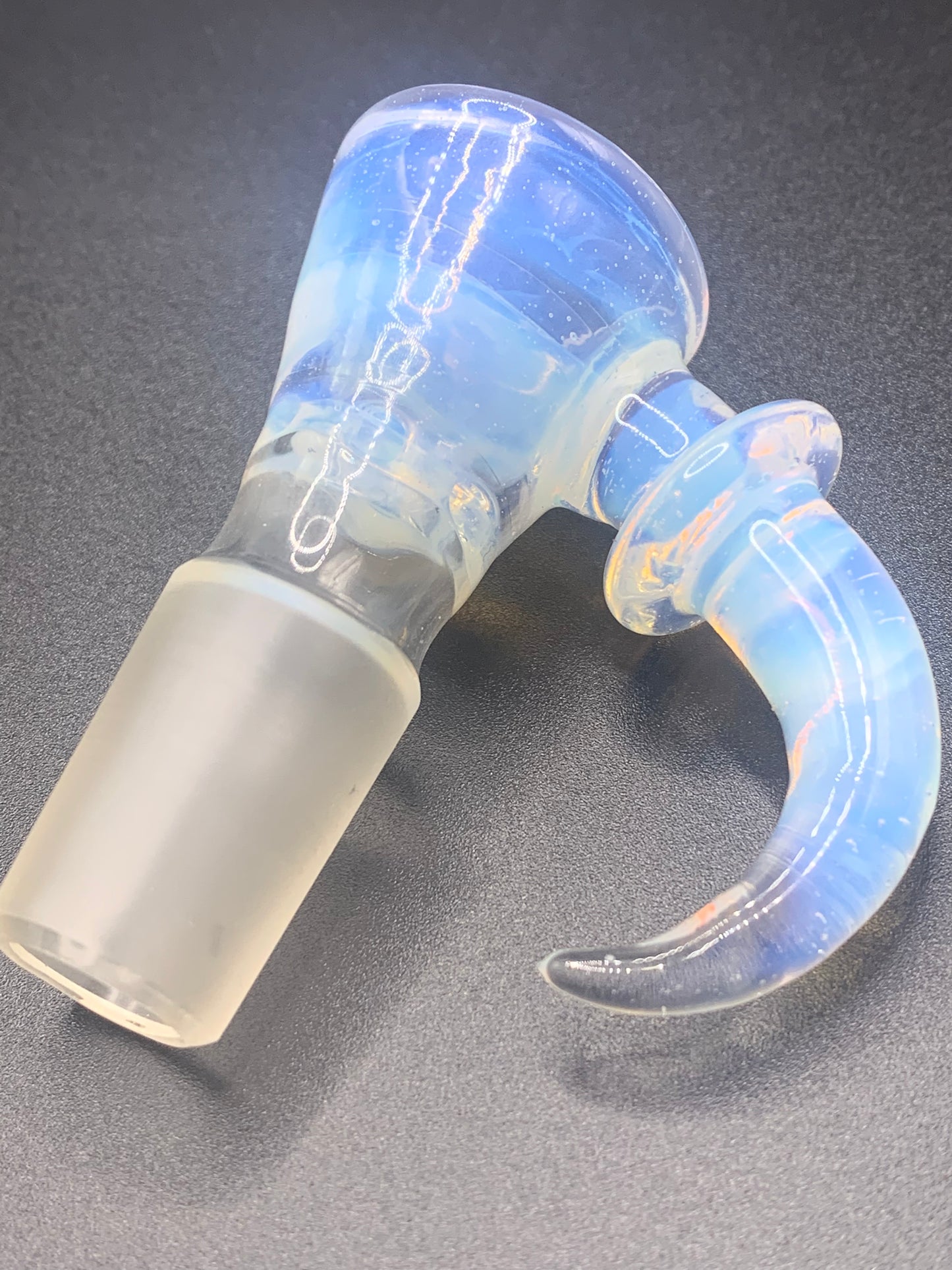 GreymarketGlass - 18mm Ghost Bowl with Horn