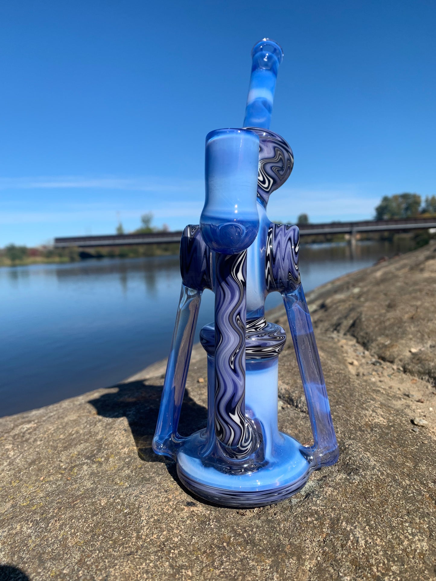 EKAGlass - Full Colour Heady Dipper Dab Rig