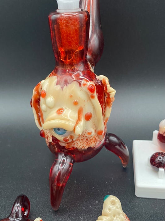 BloodfleshGlass - Bloody Cyclops Creature Dab Rig 10mm