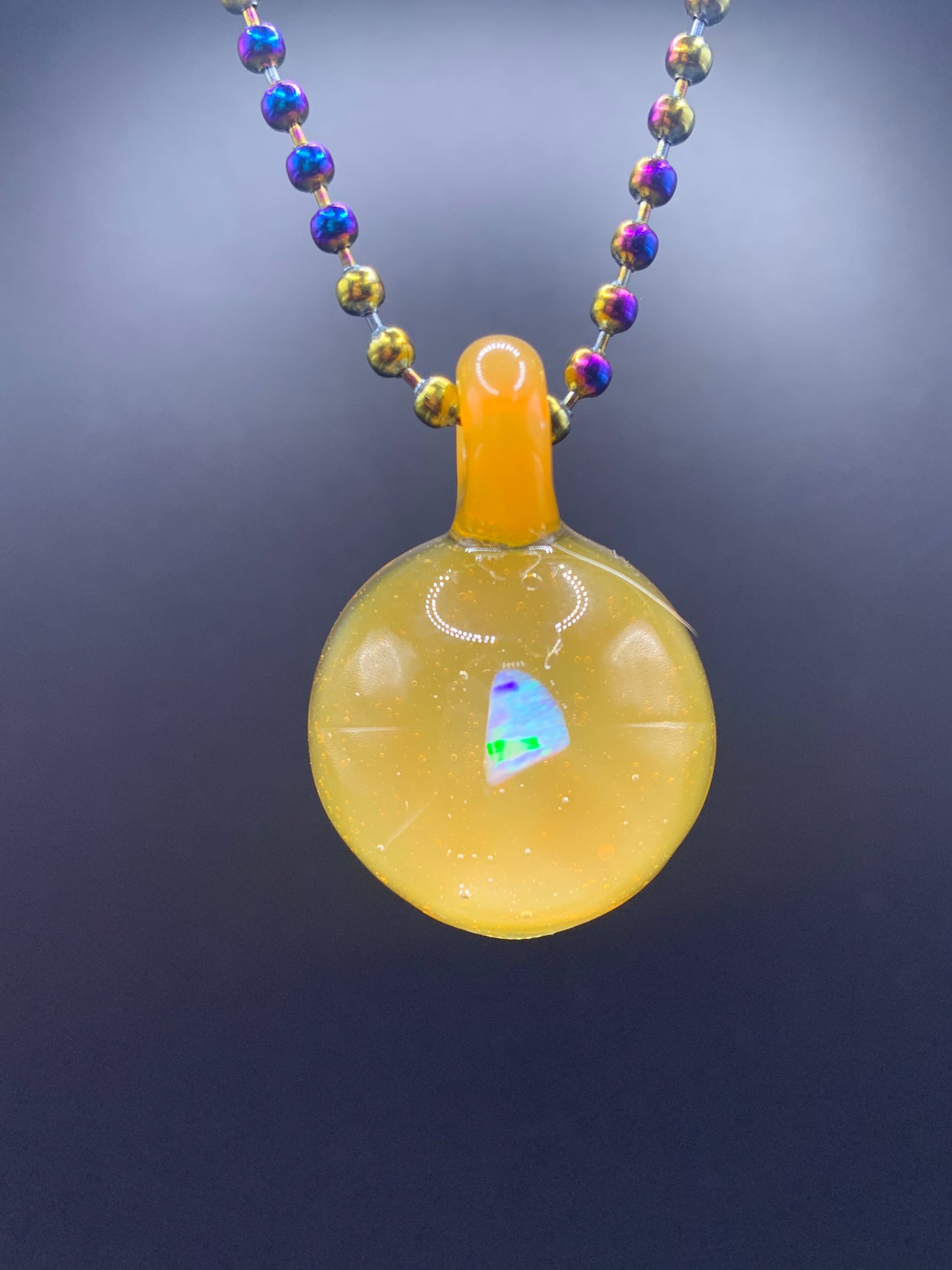 McTrivish Glass - Opal Pendant #10