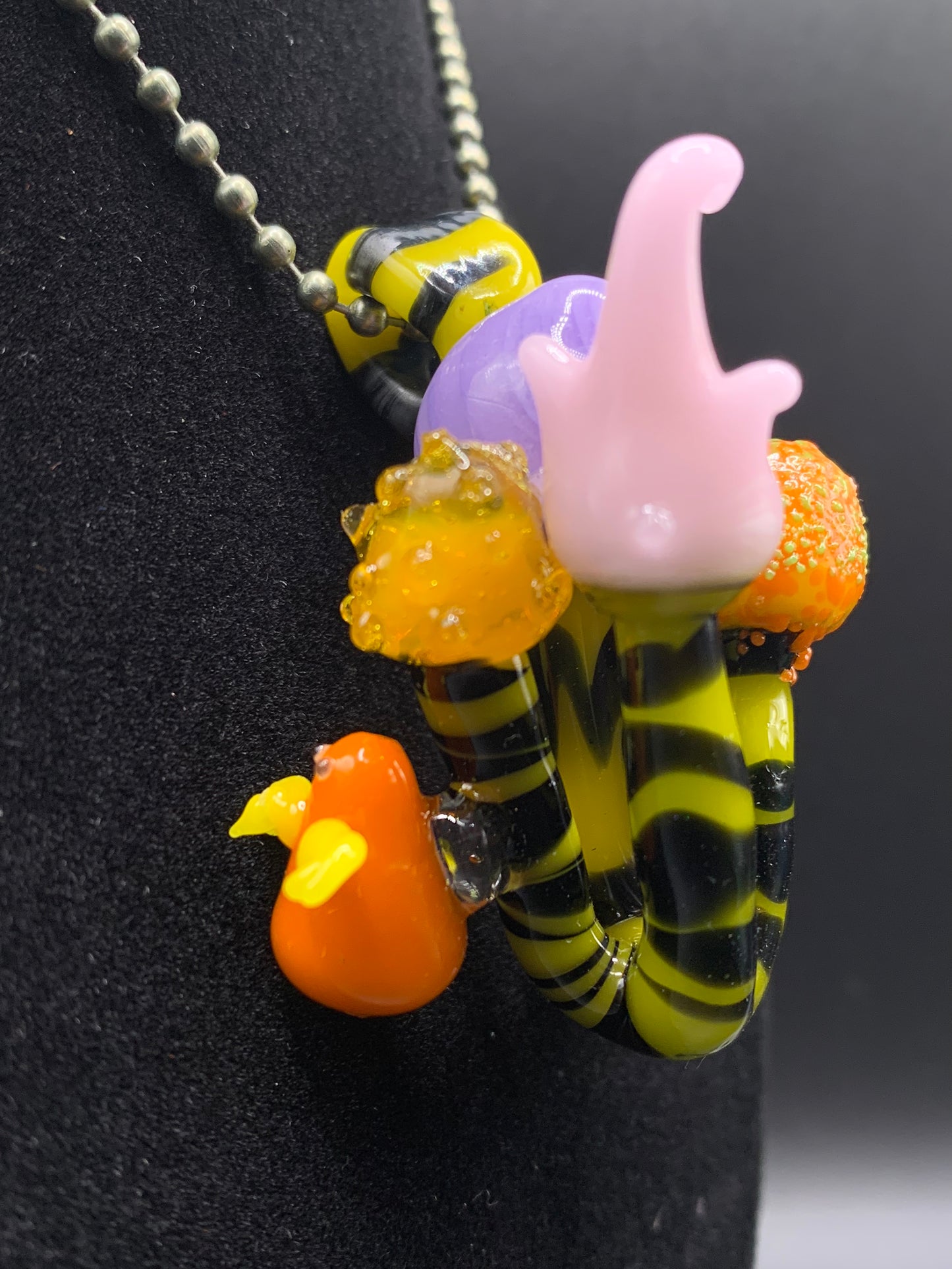 GreymarketGlass - Dr Zeus The Lorax inspired Pendant