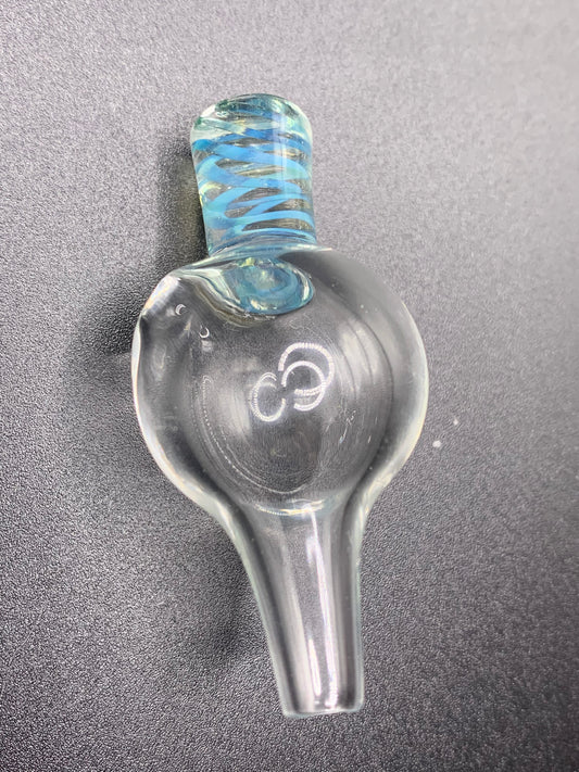 MyleneGlassWorld - Bubble Cap Dark Blue Slyme
