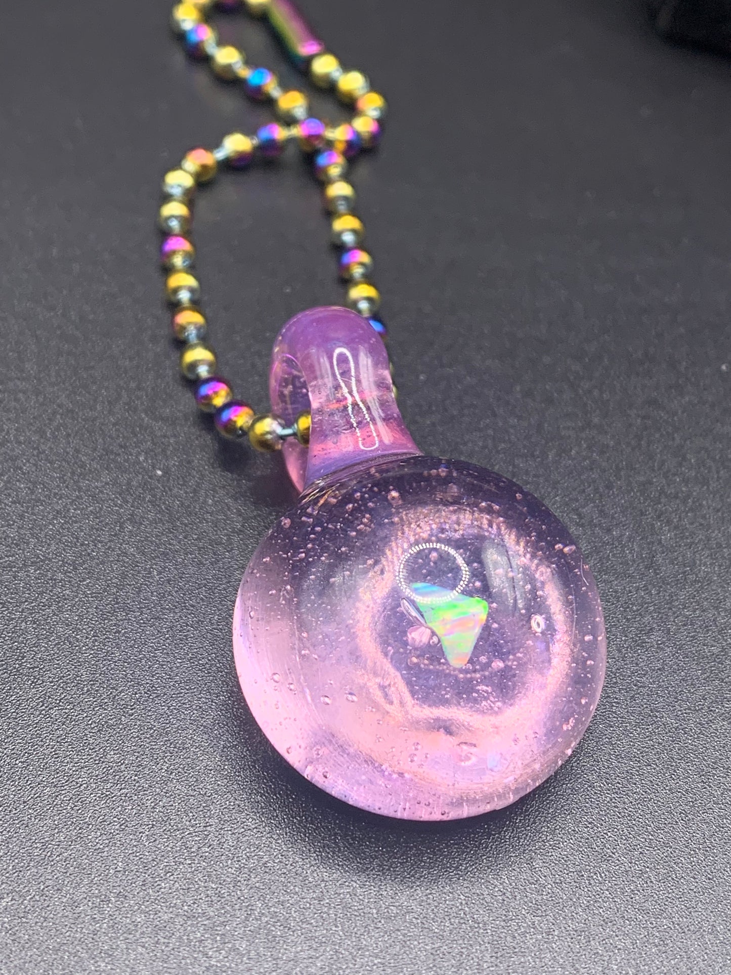 McTrivish Glass - Opal Pendant #1