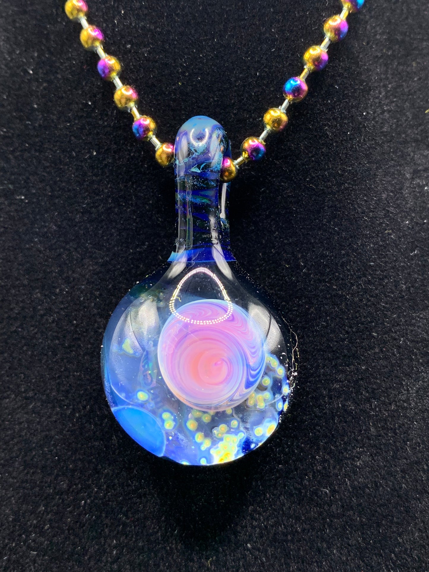 Lil Gremlins Glass Shack - Small UV Space Pendant 2