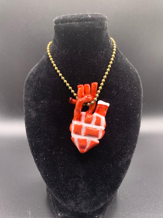 GreymarketGlass - Glass Heart Brick Wall