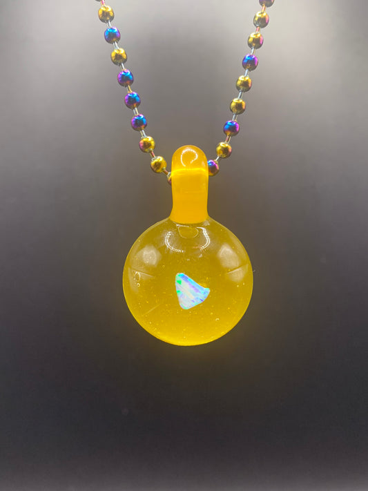 McTrivish Glass - Opal Pendant #7