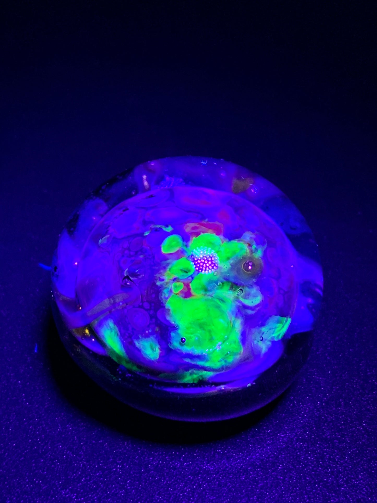 Lil Gremlins Glass Shack - Small UV Space Magnet 8