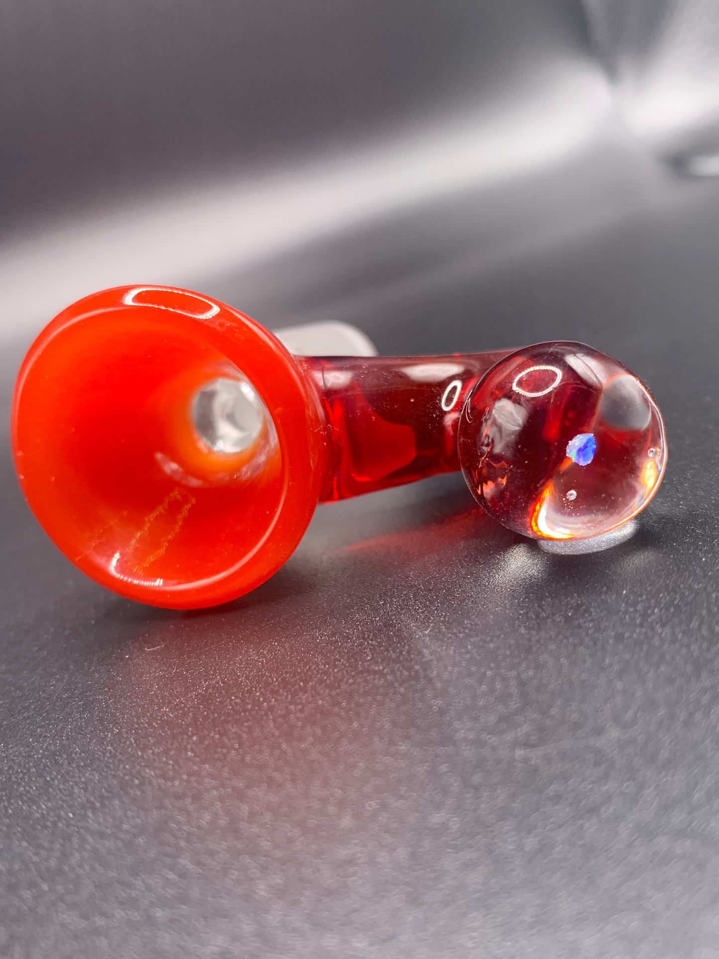 McTrivish Glass - Single Horn Bowl with Opal 14mm
