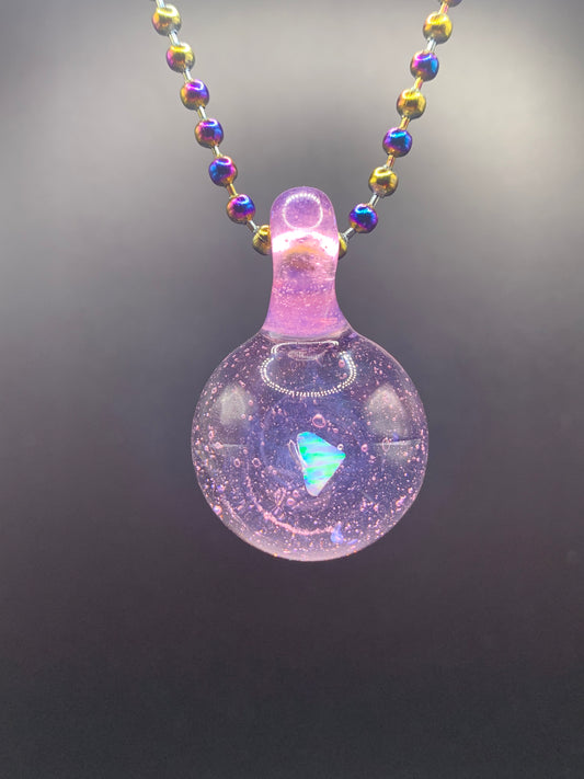 McTrivish Glass - Opal Pendant #1