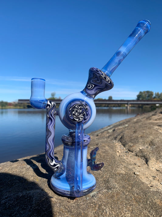 EKAGlass - Full Colour Heady Dipper Dab Rig