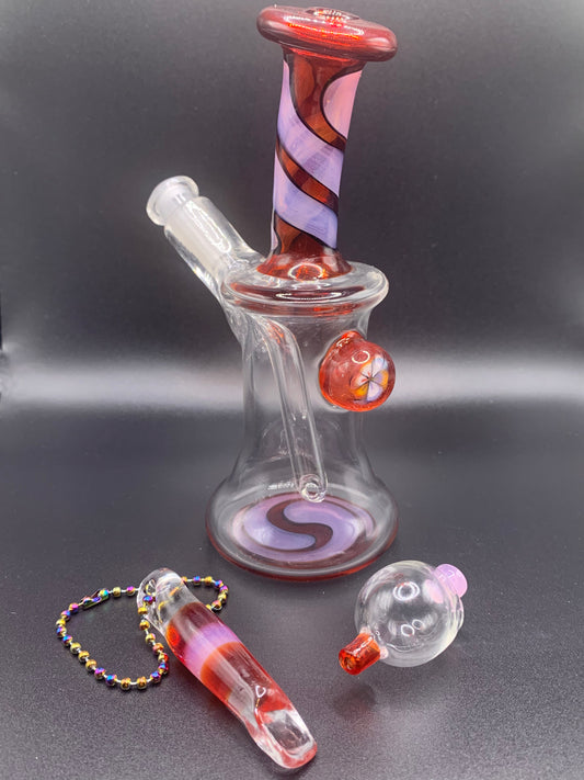 McTrivish Glass - Partial Colour Dab Rig Set 10mm #1